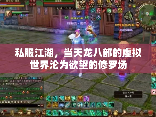 私服江湖，当天龙八部的虚拟世界沦为欲望的修罗场