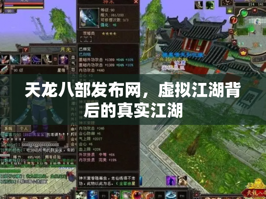 天龙八部发布网，虚拟江湖背后的真实江湖
