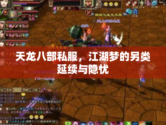 天龙八部私服，江湖梦的另类延续与隐忧