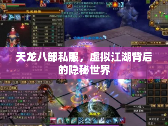 天龙八部私服，虚拟江湖背后的隐秘世界