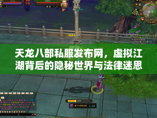 天龙八部私服发布网，虚拟江湖背后的隐秘世界与法律迷思