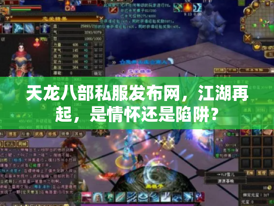天龙八部私服发布网，江湖再起，是情怀还是陷阱？