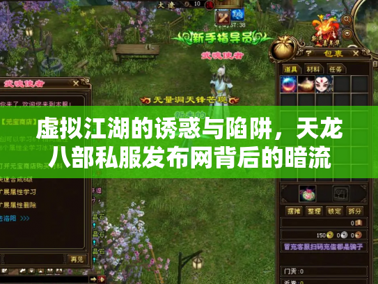 虚拟江湖的诱惑与陷阱，天龙八部私服发布网背后的暗流