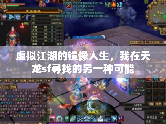 虚拟江湖的镜像人生，我在天龙sf寻找的另一种可能