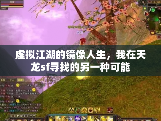 虚拟江湖的镜像人生，我在天龙sf寻找的另一种可能