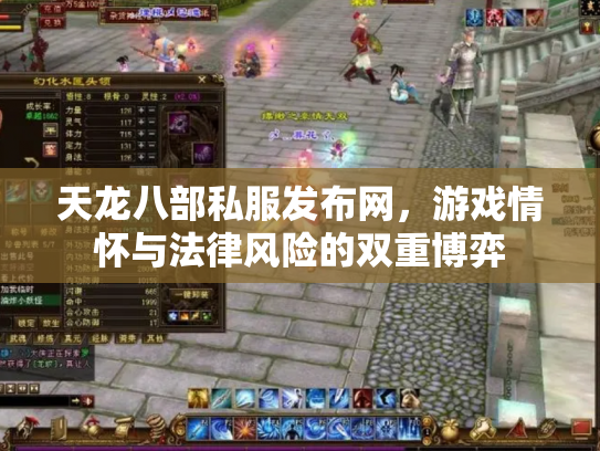 天龙八部私服发布网，游戏情怀与法律风险的双重博弈