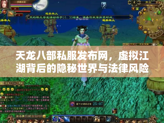 天龙八部私服发布网，虚拟江湖背后的隐秘世界与法律风险