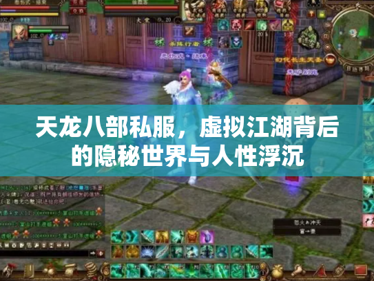 天龙八部私服，虚拟江湖背后的隐秘世界与人性浮沉
