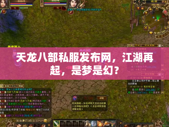 天龙八部私服发布网，江湖再起，是梦是幻？