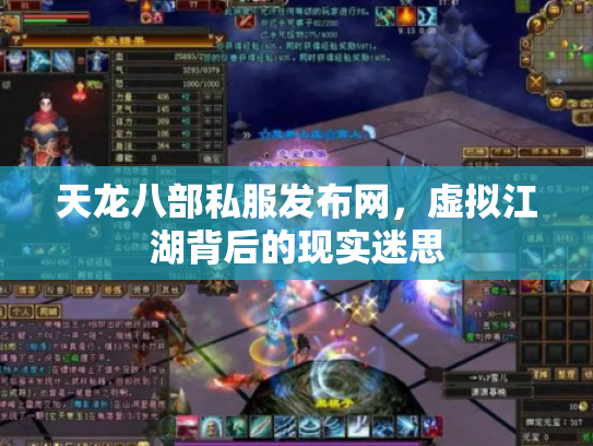 天龙八部私服发布网，虚拟江湖背后的现实迷思