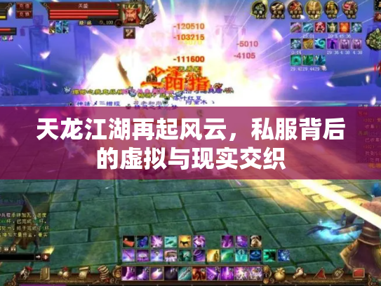 天龙江湖再起风云，私服背后的虚拟与现实交织