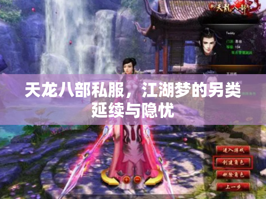 天龙八部私服，江湖梦的另类延续与隐忧