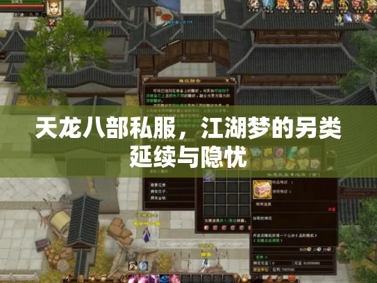 天龙八部私服，江湖梦的另类延续与隐忧