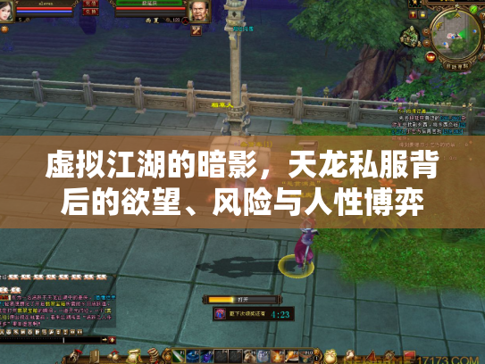 虚拟江湖的暗影，天龙私服背后的欲望、风险与人性博弈
