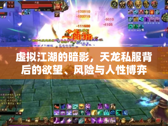 虚拟江湖的暗影，天龙私服背后的欲望、风险与人性博弈