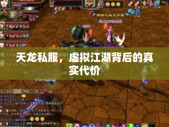 天龙私服，虚拟江湖背后的真实代价