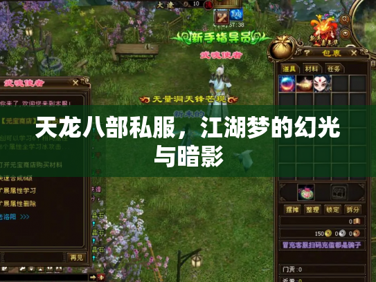 天龙八部私服，江湖梦的幻光与暗影
