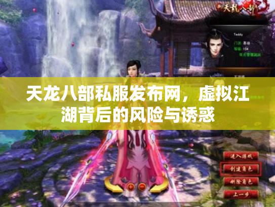 天龙八部私服发布网，虚拟江湖背后的风险与诱惑