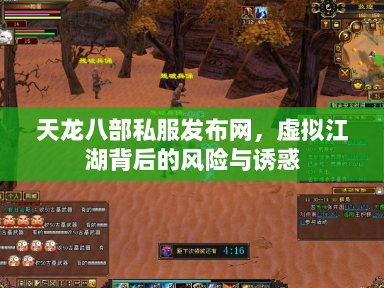 天龙八部私服发布网，虚拟江湖背后的风险与诱惑