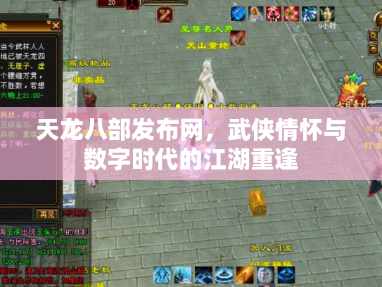 天龙八部发布网，武侠情怀与数字时代的江湖重逢