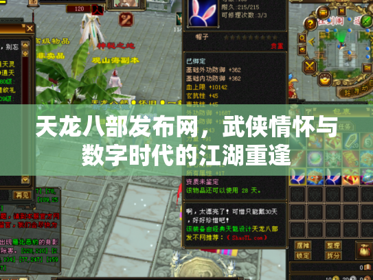 天龙八部发布网，武侠情怀与数字时代的江湖重逢