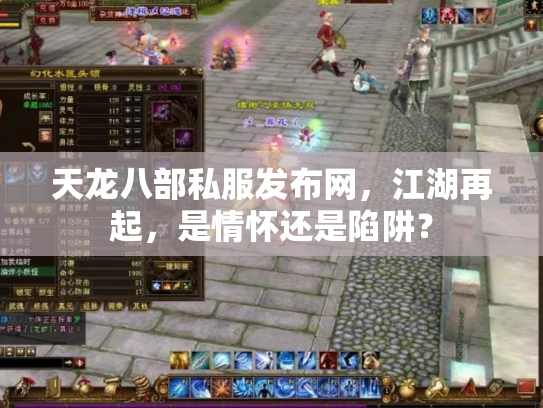 天龙八部私服发布网，江湖再起，是情怀还是陷阱？