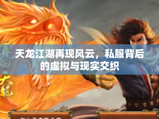 天龙江湖再现风云，私服背后的虚拟与现实交织