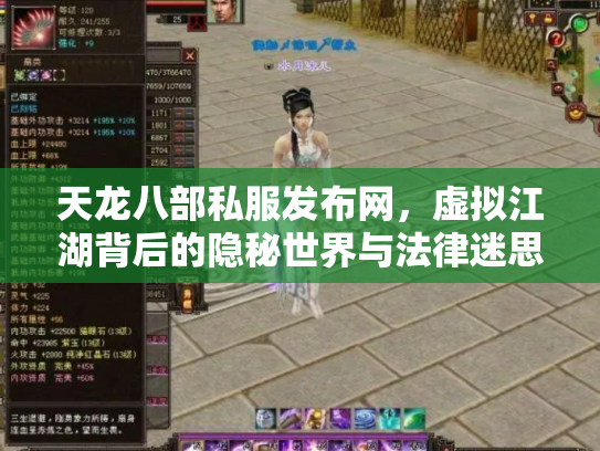 天龙八部私服发布网，虚拟江湖背后的隐秘世界与法律迷思