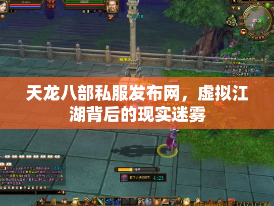 天龙八部私服发布网，虚拟江湖背后的现实迷雾