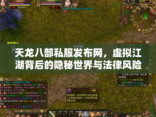 天龙八部私服发布网，虚拟江湖背后的隐秘世界与法律风险