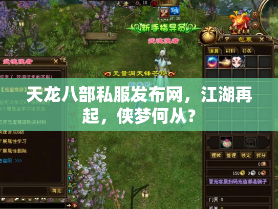天龙八部私服发布网，江湖再起，侠梦何从？