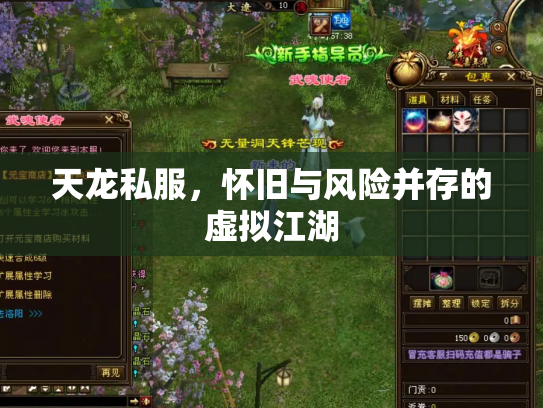天龙私服，怀旧与风险并存的虚拟江湖