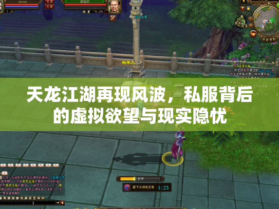 天龙江湖再现风波，私服背后的虚拟欲望与现实隐忧