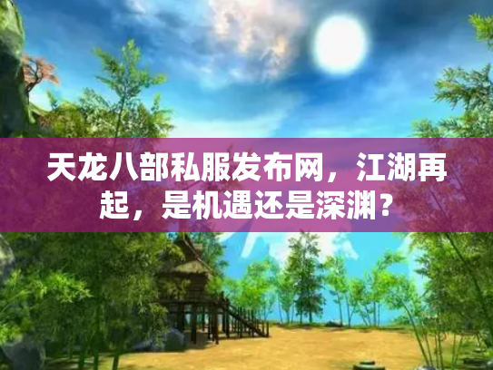 天龙八部私服发布网，江湖再起，是机遇还是深渊？
