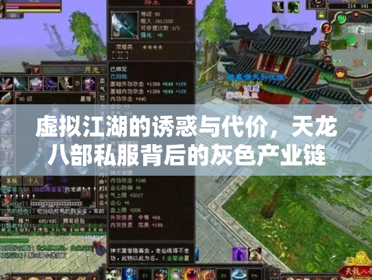 虚拟江湖的诱惑与代价，天龙八部私服背后的灰色产业链