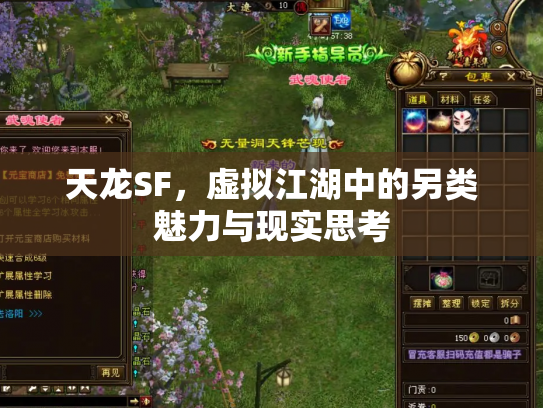 天龙SF，虚拟江湖中的另类魅力与现实思考