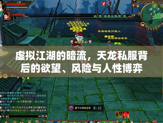 虚拟江湖的暗流，天龙私服背后的欲望、风险与人性博弈