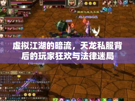 虚拟江湖的暗流，天龙私服背后的玩家狂欢与法律迷局
