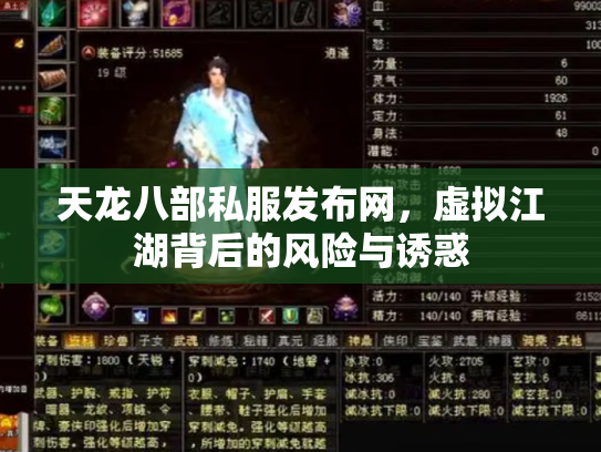 天龙八部私服发布网，虚拟江湖背后的风险与诱惑
