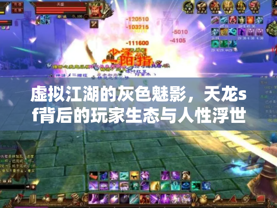 虚拟江湖的灰色魅影，天龙sf背后的玩家生态与人性浮世绘