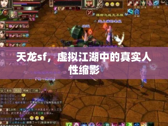 天龙sf，虚拟江湖中的真实人性缩影