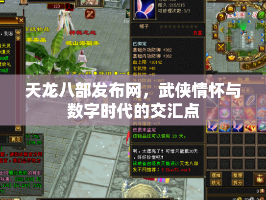 天龙八部发布网，武侠情怀与数字时代的交汇点