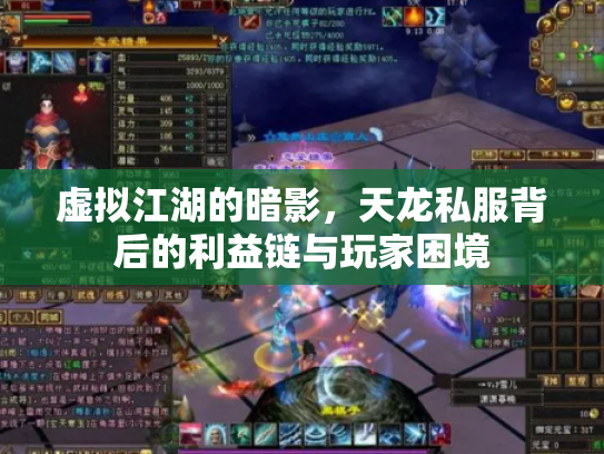 虚拟江湖的暗影，天龙私服背后的利益链与玩家困境