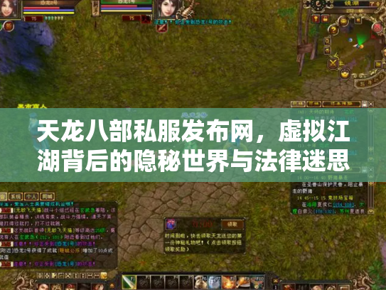 天龙八部私服发布网，虚拟江湖背后的隐秘世界与法律迷思