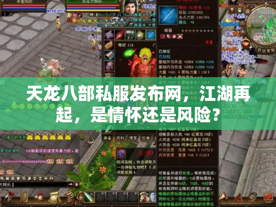 天龙八部私服发布网，江湖再起，是情怀还是风险？