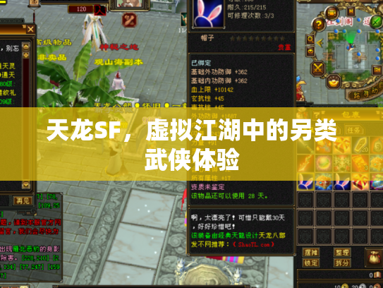 天龙SF，虚拟江湖中的另类武侠体验