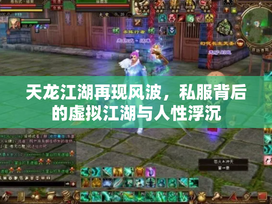 天龙江湖再现风波，私服背后的虚拟江湖与人性浮沉