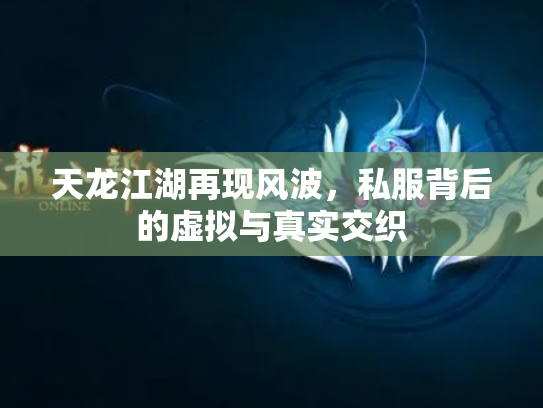 天龙江湖再现风波，私服背后的虚拟与真实交织