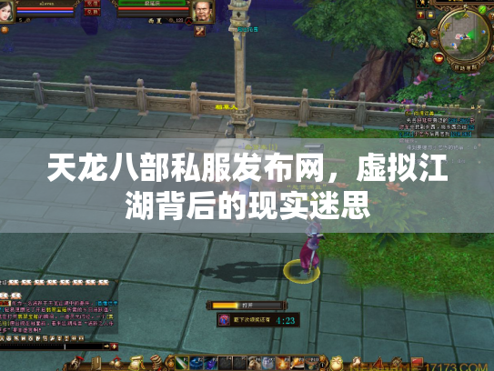 天龙八部私服发布网，虚拟江湖背后的现实迷思