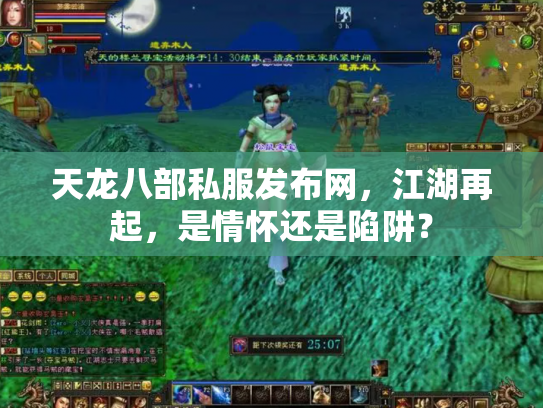 天龙八部私服发布网，江湖再起，是情怀还是陷阱？